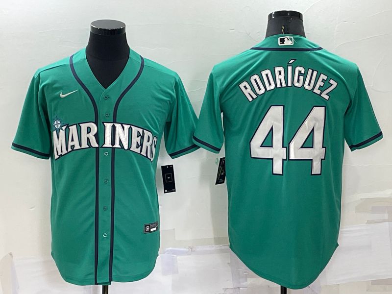 Men Seattle Mariners #44 Rodriguez Green Game Nike 2022 MLB Jersey->customized nhl jersey->Custom Jersey